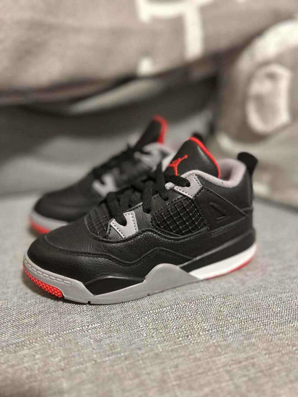 Toddler Jordan Brand Air Jordan 4 Retro Bred Reimagined Basketball Shoes